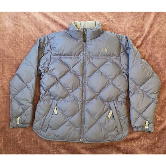 The North Face Aconcagua Goose Down Quilted Puffer Jacket Insulated Girls L 14 - Picture 2 of 10